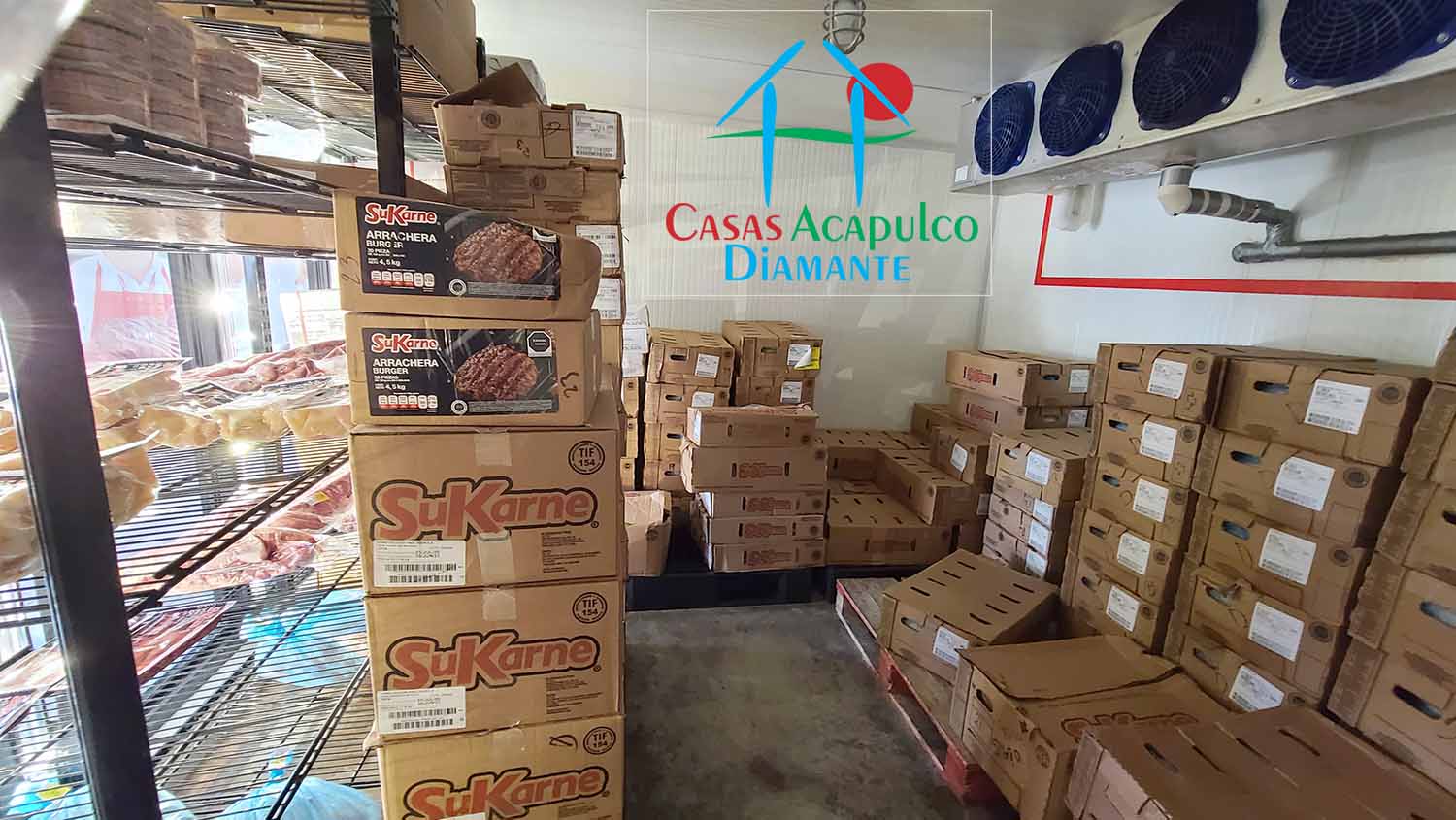 Plaza Diamante Turquesa local SuKarne - Cuarto frío 2